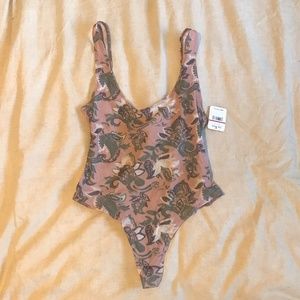 Floral Mesh Bodysuit